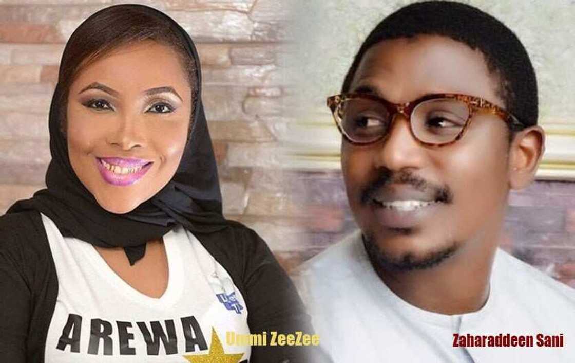 An kaure da cacar baki tsakanin Ummi Zee Zee da Zaharaddeen Sani tare da nuna ma juna yatsa An kaure da cacar baki tsakanin Ummi Zee Zee da Zaharaddeen Sani tare da nuna ma juna yatsa