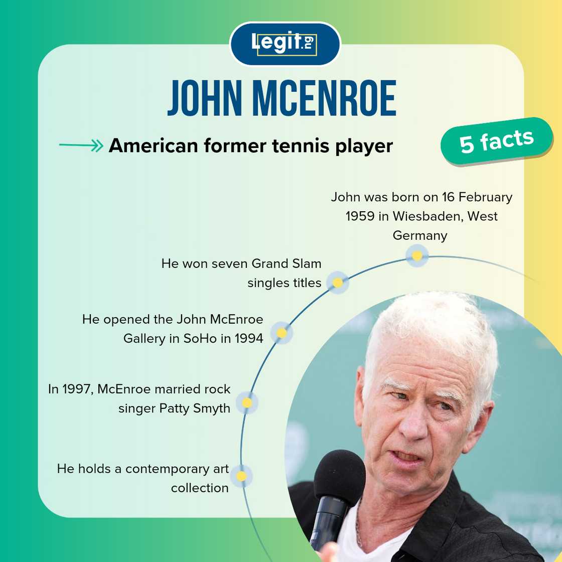 Facts about John McEnroe Facts about John McEnroe