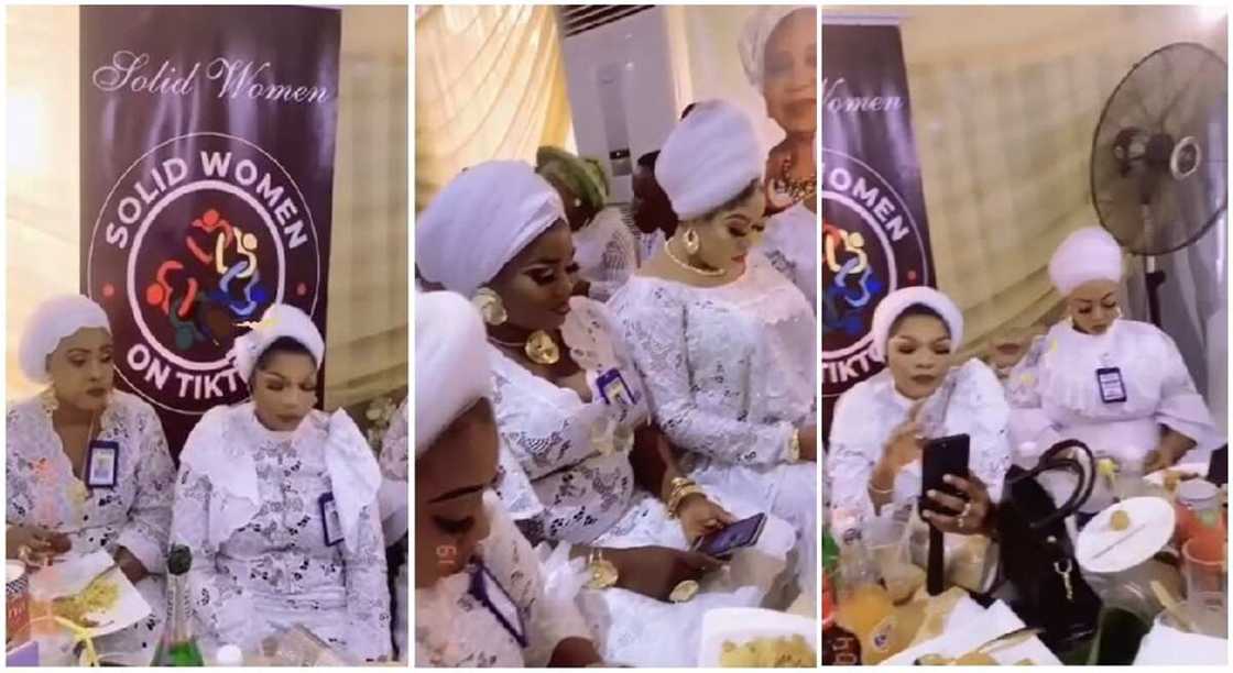 Nigerian women on TikTok hold meeting. Nigerian women on TikTok hold meeting.