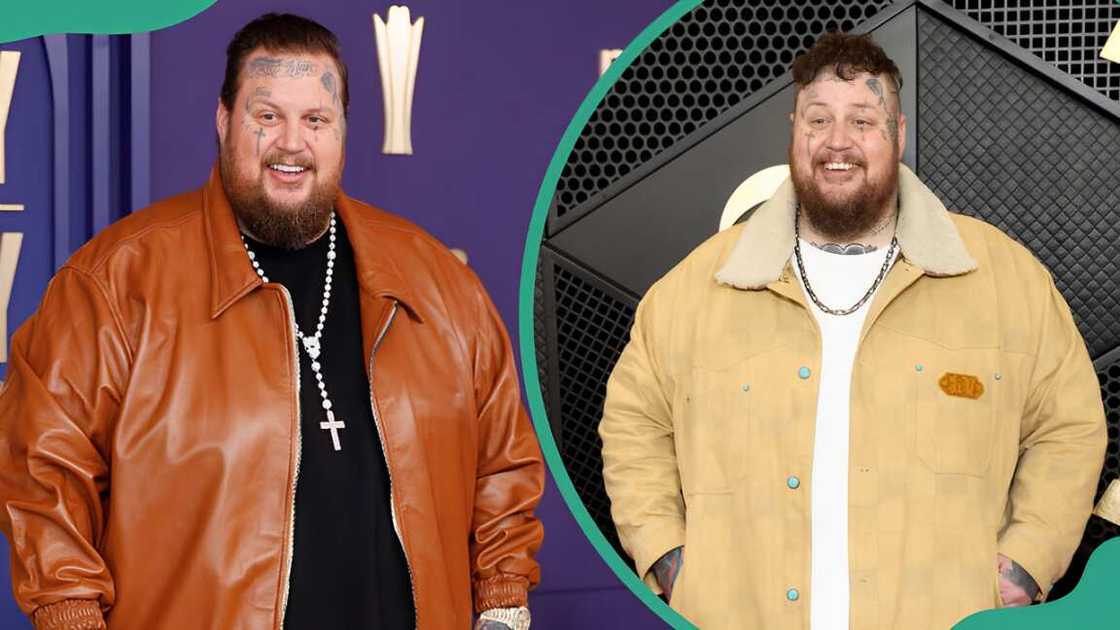 Jelly Roll at The Star in Frisco, Texas (L). Jelly Roll at Crypto.com Arena in Los Angeles, California (R).