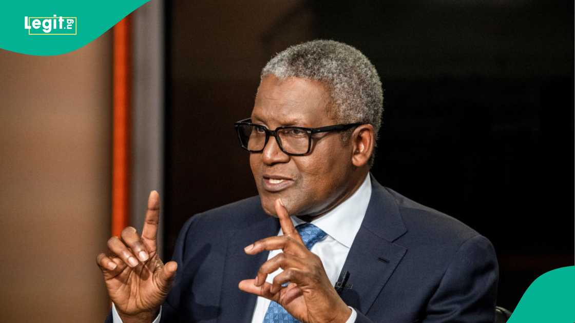 Aliko Dangote calls out ex-Ogun governor Ibikunle Amosun for demolishing his cement factory in Itori during a meeting with Dapo Abiodun in Abeokuta, the state capital.