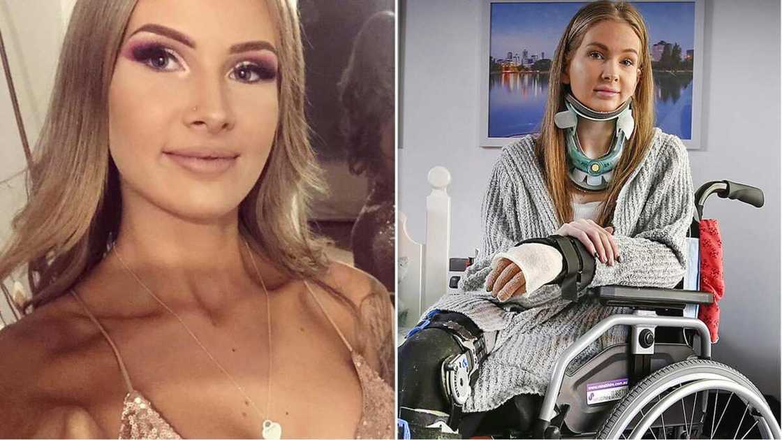 Budurwa ta rayu bayan ta fado daga bene mai hawa 8, yayin da take gujewa saurayinta