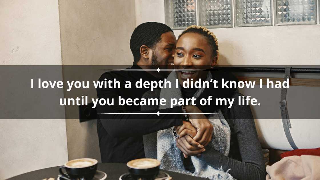 A couple on a coffee date A couple on a coffee date