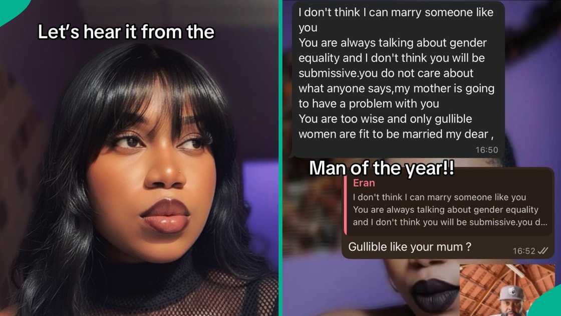 A lady posts a message her son sent to her, and her response trends. A lady posts a message her son sent to her, and her response trends.