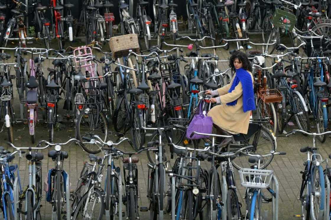 Finding proper bicycle parking has long been a headache in Amsterdam Finding proper bicycle parking has long been a headache in Amsterdam