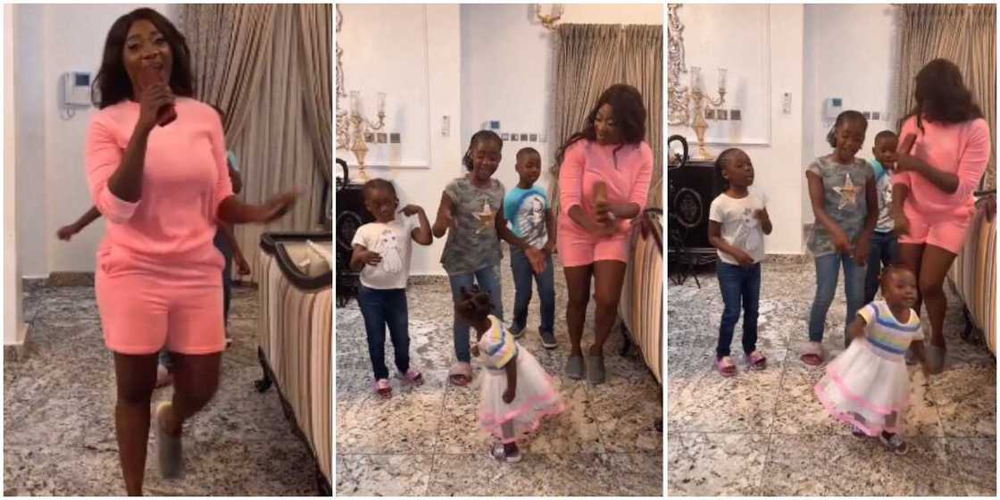Mercy Johnson’s last child dances for joy as she features in Family TikTok video Mercy Johnson’s last child dances for joy as she features in Family TikTok video