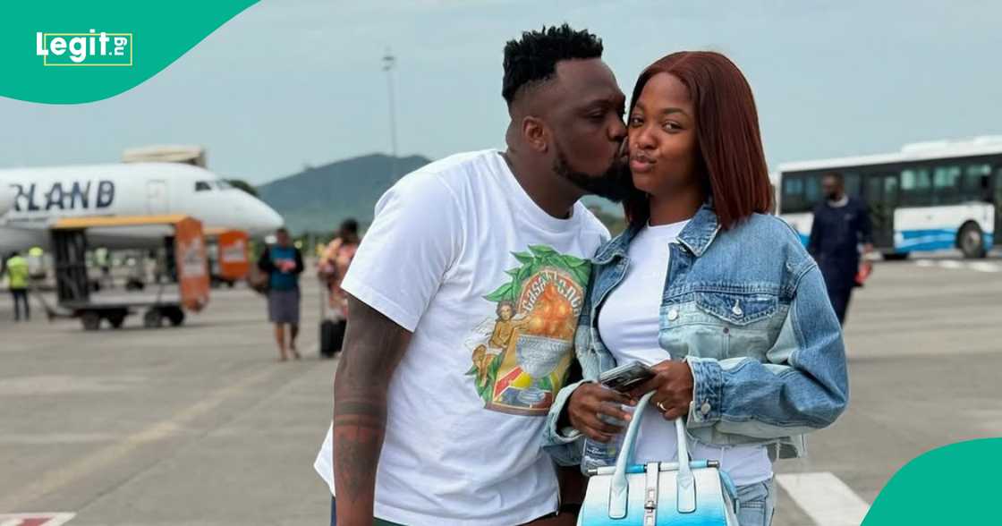 Egungun shares wife's pregnancy shoot photos to announce good news. Egungun shares wife's pregnancy shoot photos to announce good news.