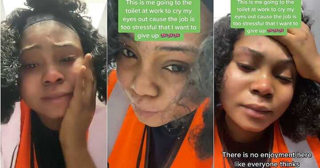 Nigerian lady living in UK, work stress, give up