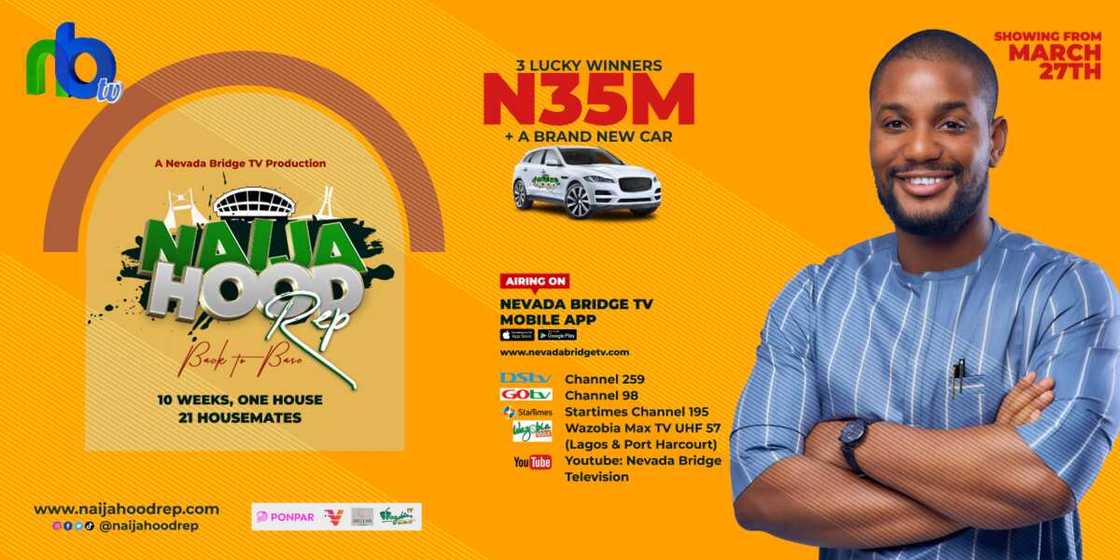 Nevada Bridge TV Launches Naija Hood Rep Reality TV Show Nevada Bridge TV Launches Naija Hood Rep Reality TV Show