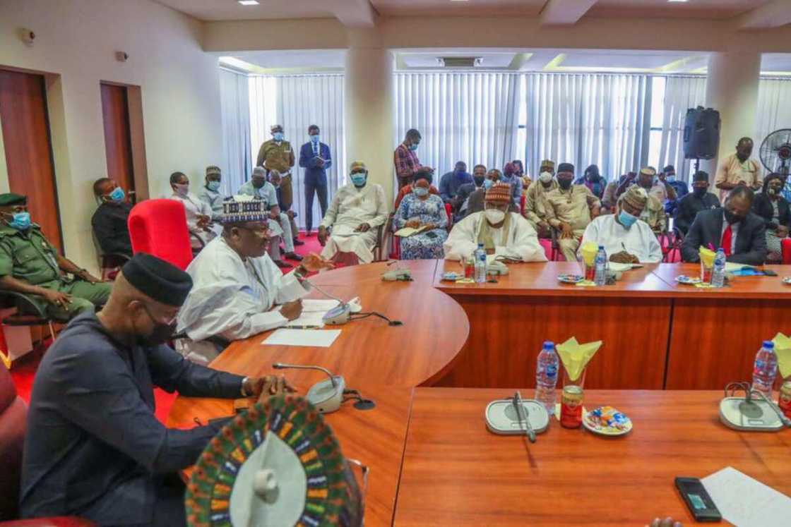 Senate president Lawan reveals reasons for terrorist, bandit attacks in Nigeria Senate president Lawan reveals reasons for terrorist, bandit attacks in Nigeria