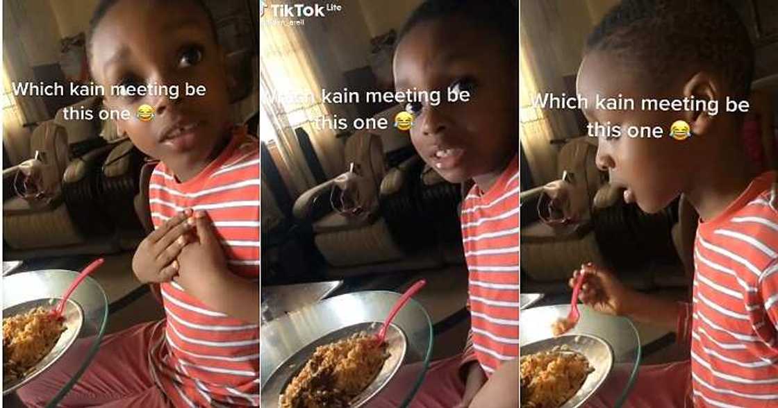 Little boy tackles dad, spending money on meetings, fatherhood