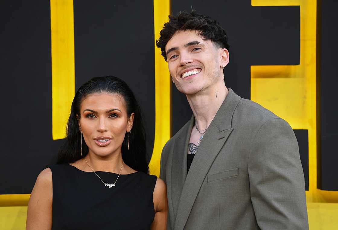 Emily and Cam attend an entertainment event in London in April 2025 Emily and Cam attend an entertainment event in London in April 2025