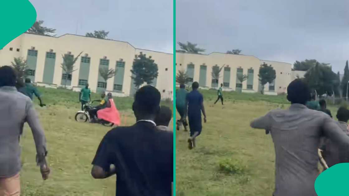 Man allegedly tried entering school female hostel. Man allegedly tried entering school female hostel.