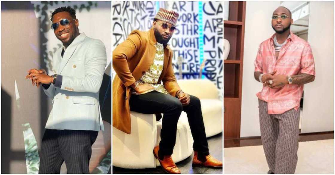 Nigerian celebrities Timi Dakolo, Gbenro Ajibade, Davido