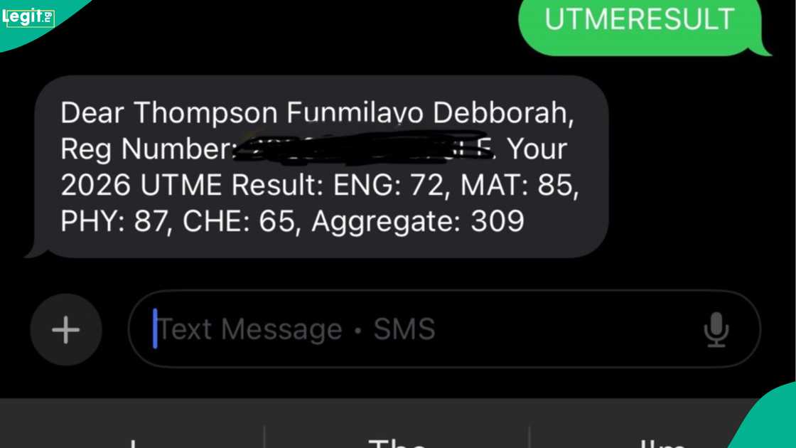 UTME 2026: Girl Who Wants to Study Engineering Gets Unexpected Result, Posts Screenshot