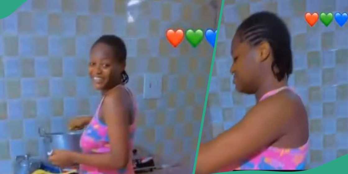 The wife appeared happy to do it The wife appeared happy to do it