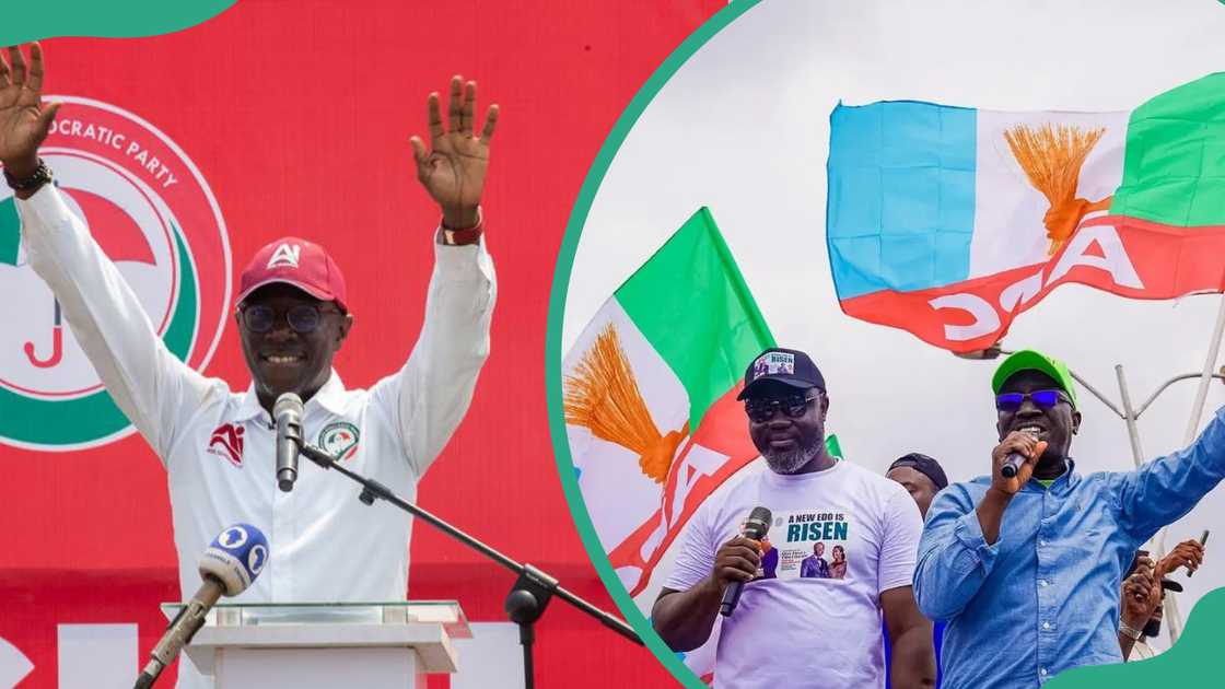 Edo APC and PDP candidates/Edo 2024 governorship election