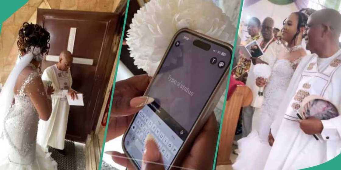 Bride advises ladies to stay away from men Bride advises ladies to stay away from men