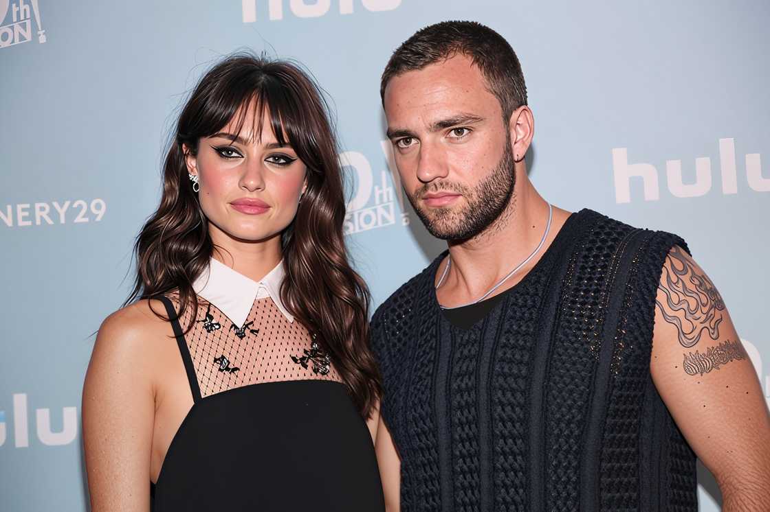 Grace Van Patten and Jackson White pose at NeueHouse Hollywood Grace Van Patten and Jackson White pose at NeueHouse Hollywood