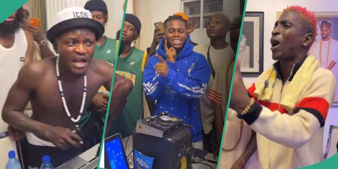 Portable in freestyle battle with Zeh Nation artists Portable in freestyle battle with Zeh Nation artists