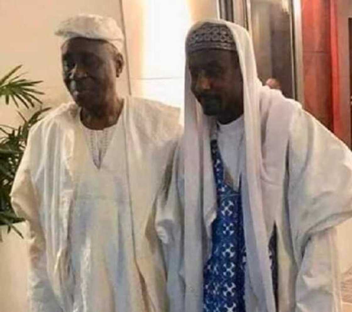 Sarkin Legas, Oba Rilwanu, ya ziyarci Sanusi har gida a Legas (Hotuna)