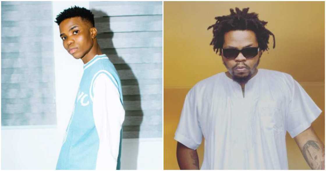Singers Lyta and Olamide Singers Lyta and Olamide