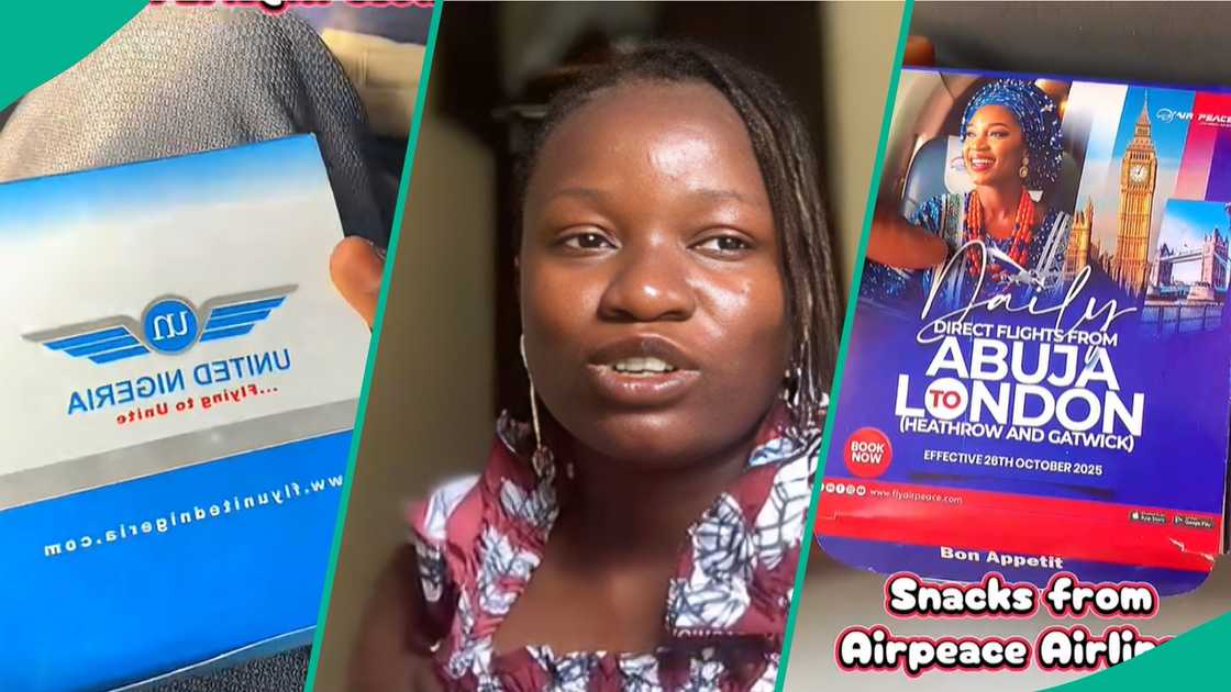A Nigerian traveller compared Air Peace and United Nigeria in-flight snacks in a viral TikTok, sparking online debate over quantity, variety, and local airline preferences. A Nigerian traveller compared Air Peace and United Nigeria in-flight snacks in a viral TikTok, sparking online debate over quantity, variety, and local airline preferences.