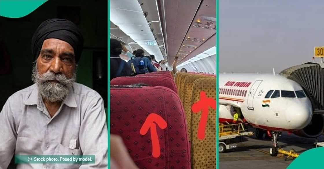 A man has cried out on social media after checking out the condition of the Air India plane he was on. A man has cried out on social media after checking out the condition of the Air India plane he was on.