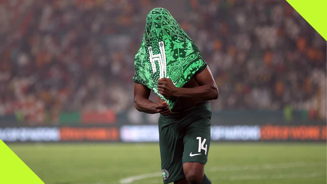 Kelechi Iheanacho scored the winning penalty that sent Nigeria to AFCON 2023 final. Kelechi Iheanacho scored the winning penalty that sent Nigeria to AFCON 2023 final.