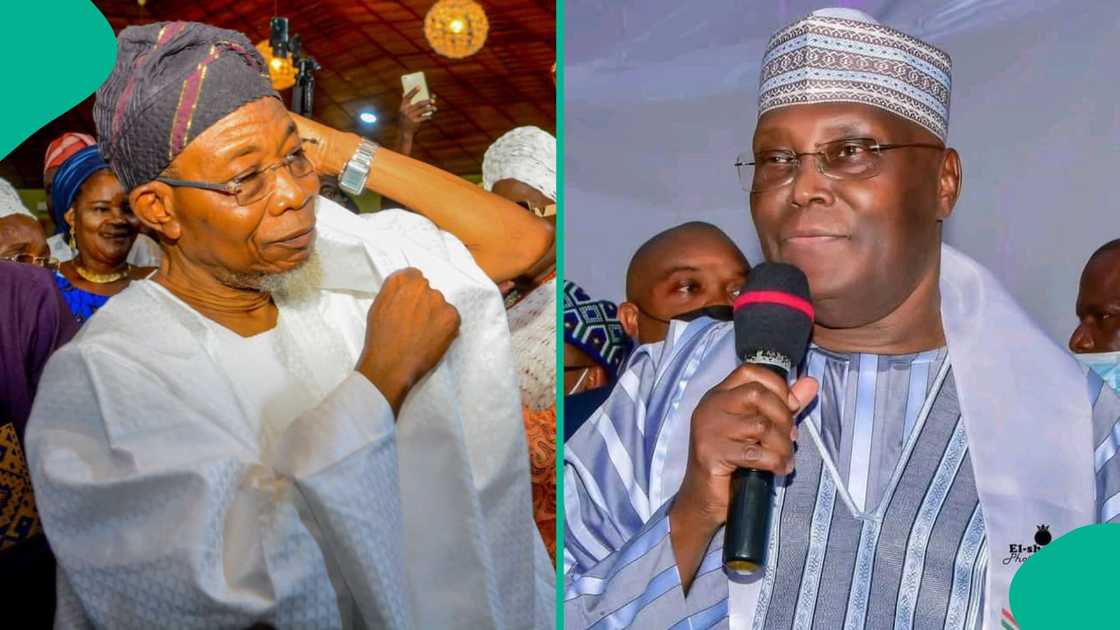 Former Vice President Atiku Abubakar has visited the residence of Osun state former governor Rauf Aregbesola. Former Vice President Atiku Abubakar has visited the residence of Osun state former governor Rauf Aregbesola.
