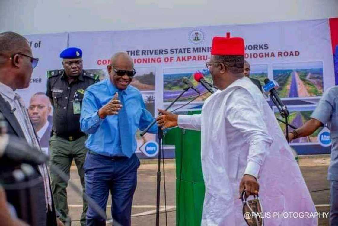 Gwamna Wike da Umahi. Gwamna Wike da Umahi.
