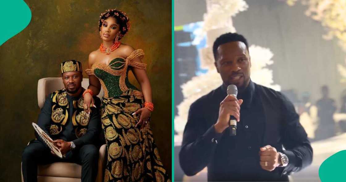 Sharon Ooja's husband Ugo Nwoke reveals how they met. Sharon Ooja's husband Ugo Nwoke reveals how they met.