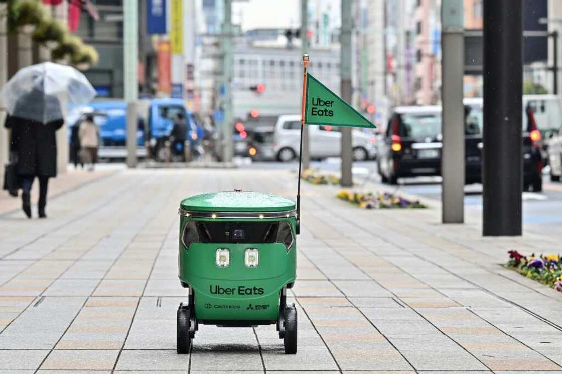 Japan changed traffic laws last year to allow robot deliveries