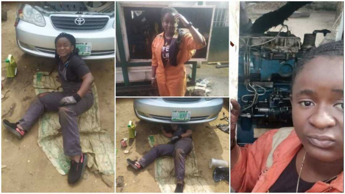 Many Nigerians praised her effort at making ends meet. Many Nigerians praised her effort at making ends meet.