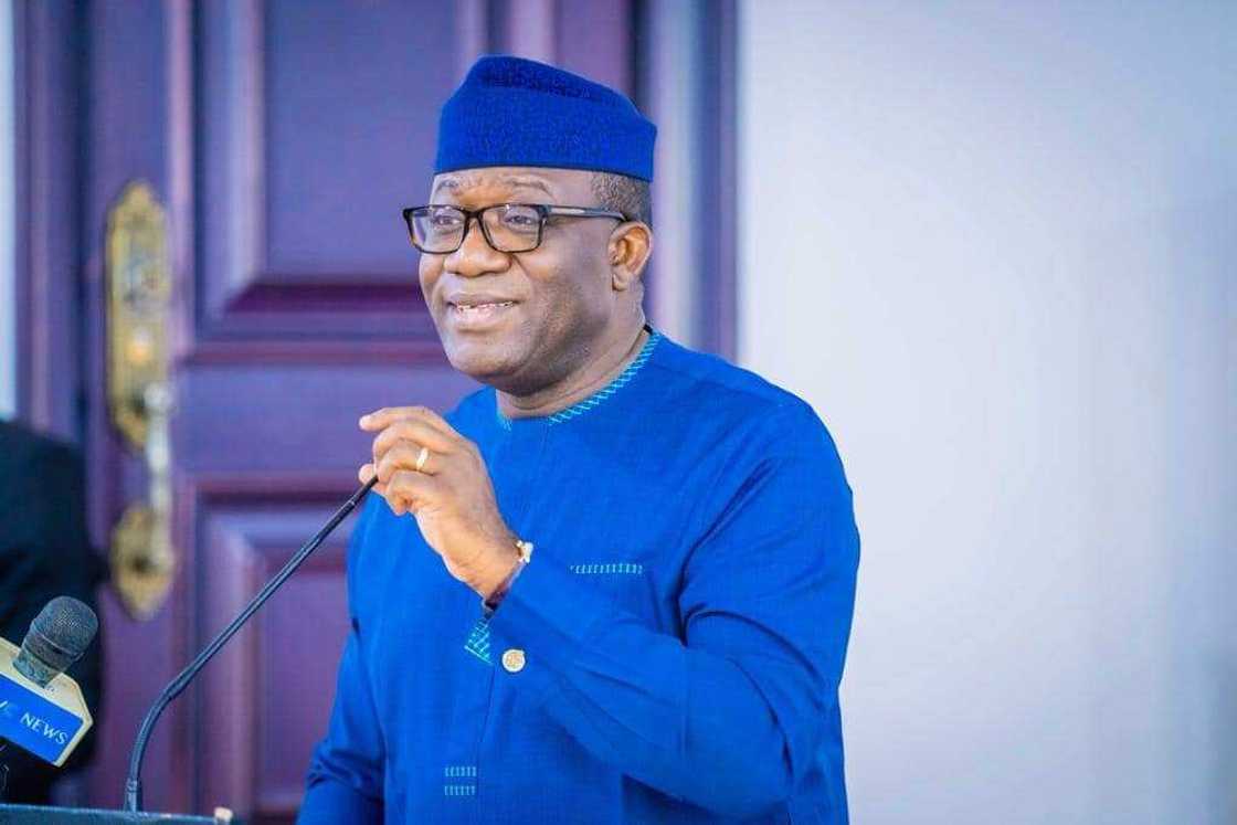 Gwamna Kayode Fayemi. Gwamna Kayode Fayemi.