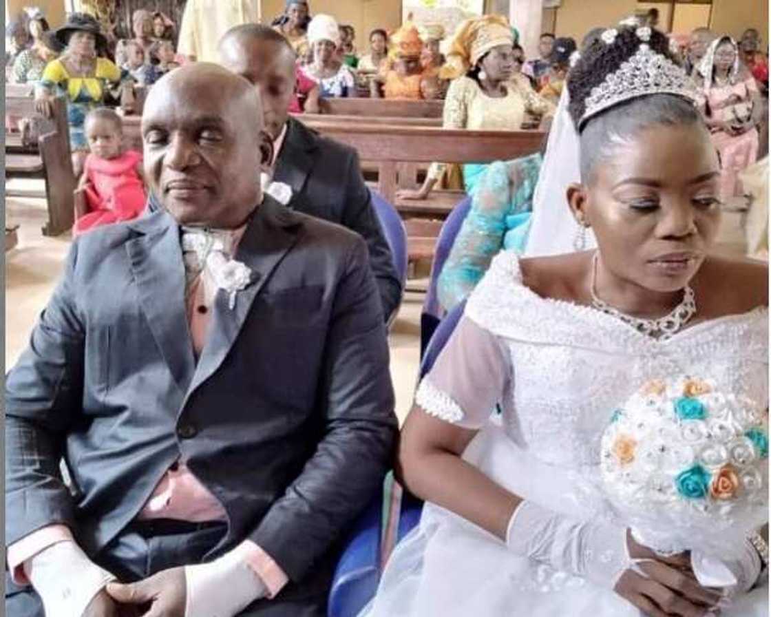 Nigeria woman marries visually-impaired lover in Anambra