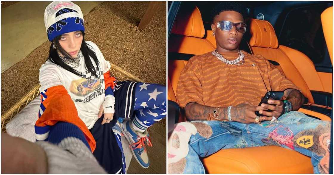 Wizkid FC dragged for editing Billie Eilish's post. Wizkid FC dragged for editing Billie Eilish's post.