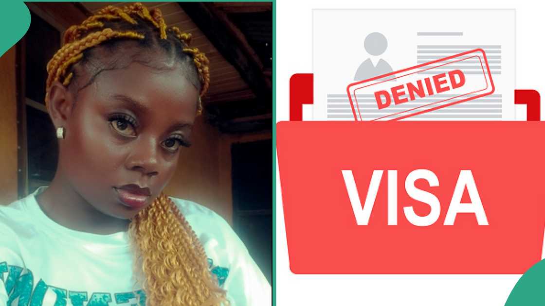 Reactions as Nigerian lady cries out, says her visa was approved while her daughter's was rejected