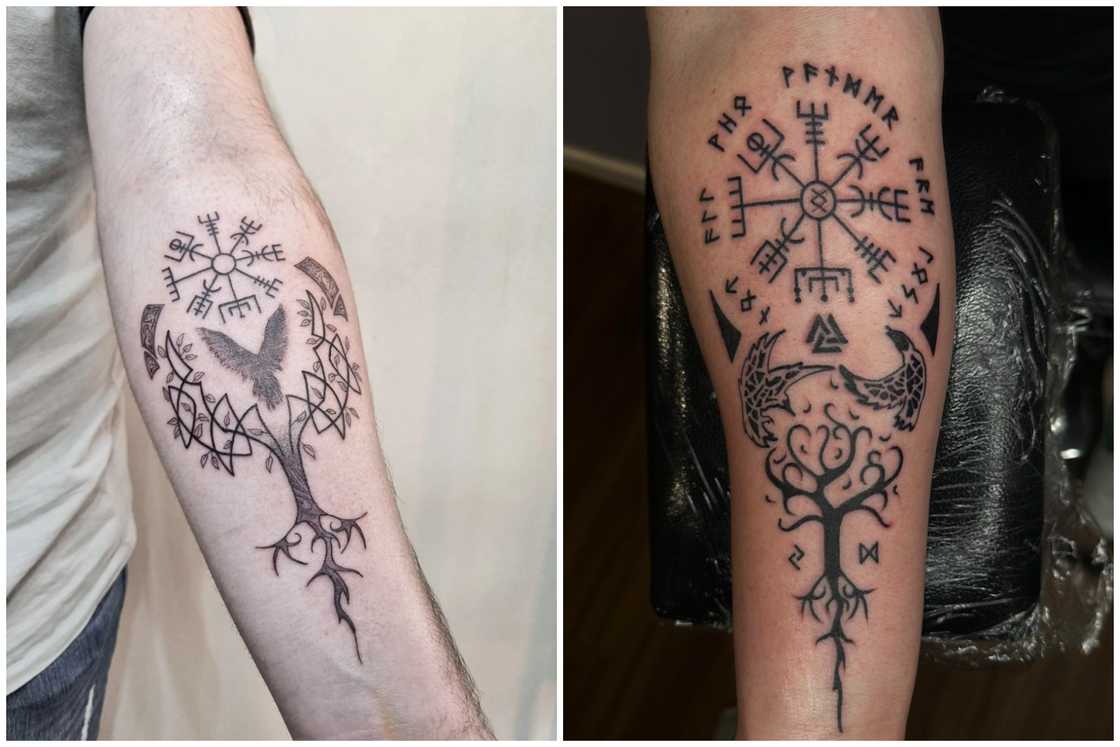 Viking Tree of Life tattoo Viking Tree of Life tattoo