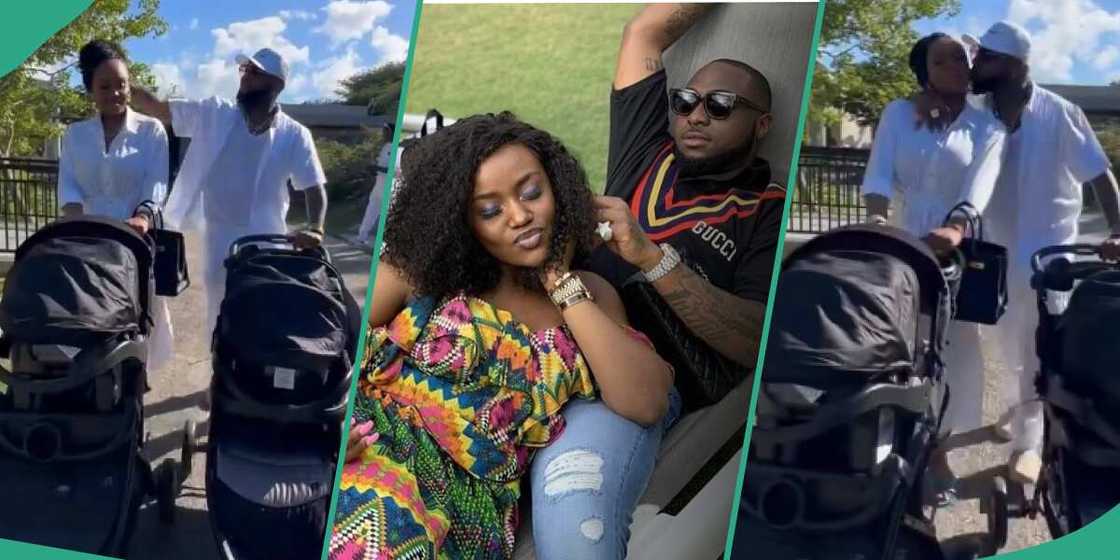 Davido and Chioma on vacation with twins Davido and Chioma on vacation with twins