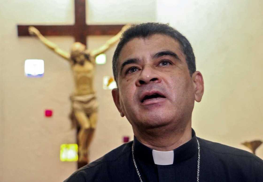 Bishop of Matagalpa Rolando Alvarez has been accused of trying to destabilize the country over his criticisms of President Daniel Ortega