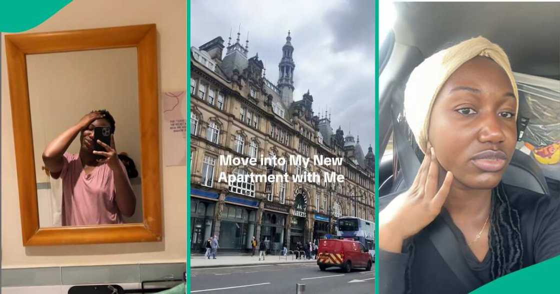 OMG! WATCH: Nigerian lady shares bittersweet farewell to first UK flat in video
