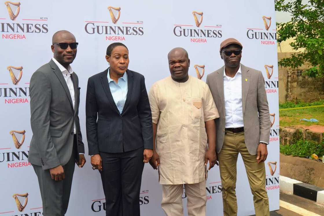 Guinness Nigeria PLC Commissions Guinness Way in Oregbeni Community, Benin, Edo State Guinness Nigeria PLC Commissions Guinness Way in Oregbeni Community, Benin, Edo State