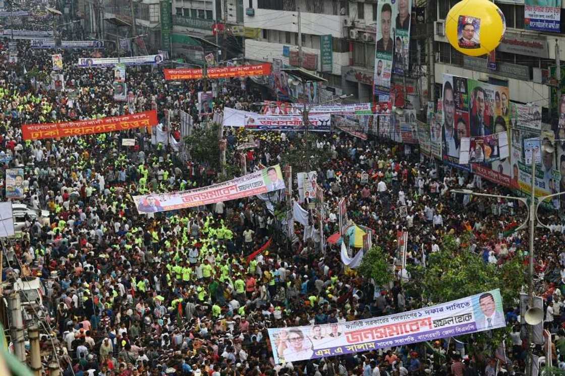 The past year has seen a series of huge rallies against Hasina's administration by protesters demanding that a neutral caretaker government preside over elections