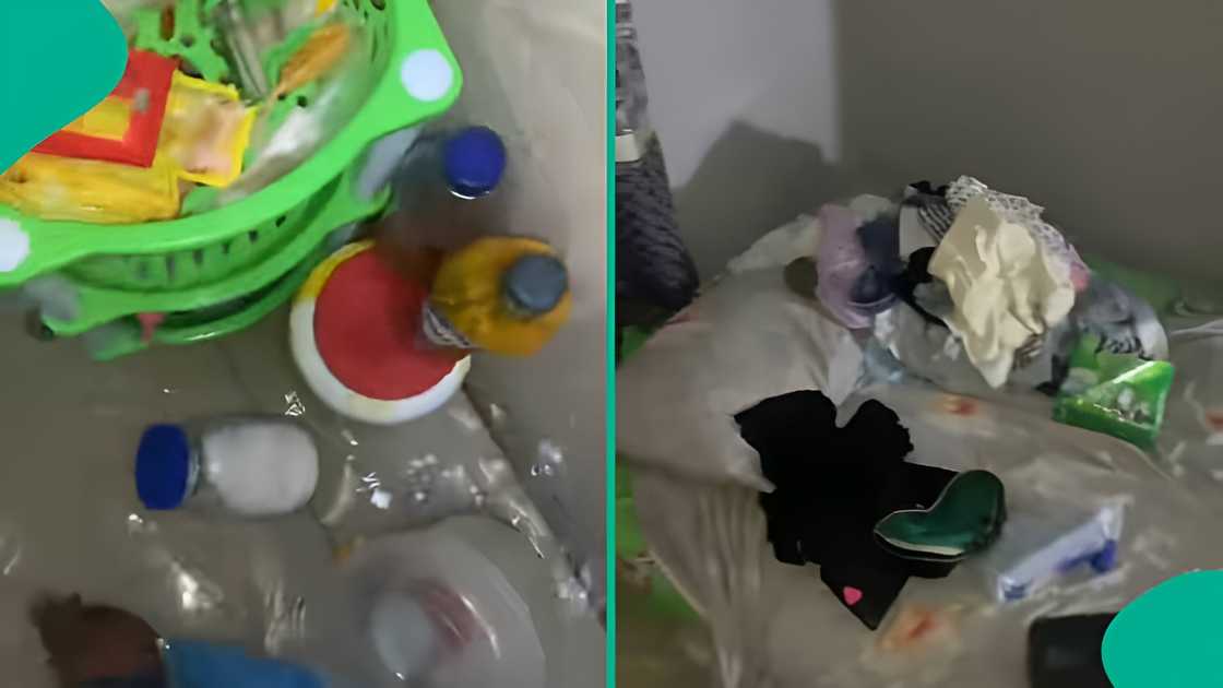 Lady explains how her property got soaked