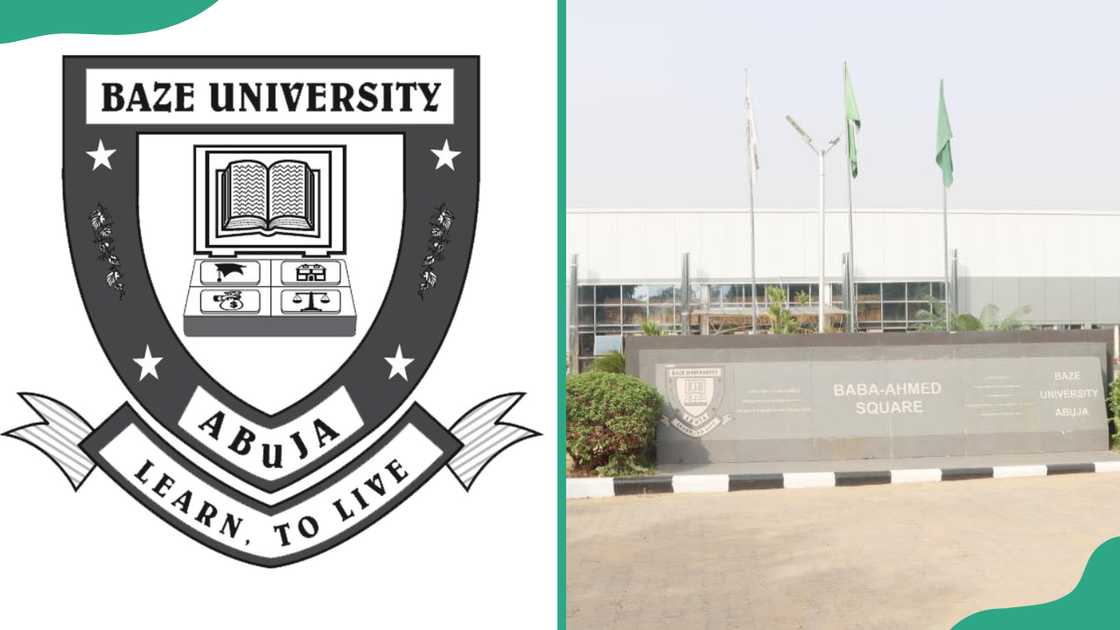 Baze University logo and Baze University Square Baze University logo and Baze University Square