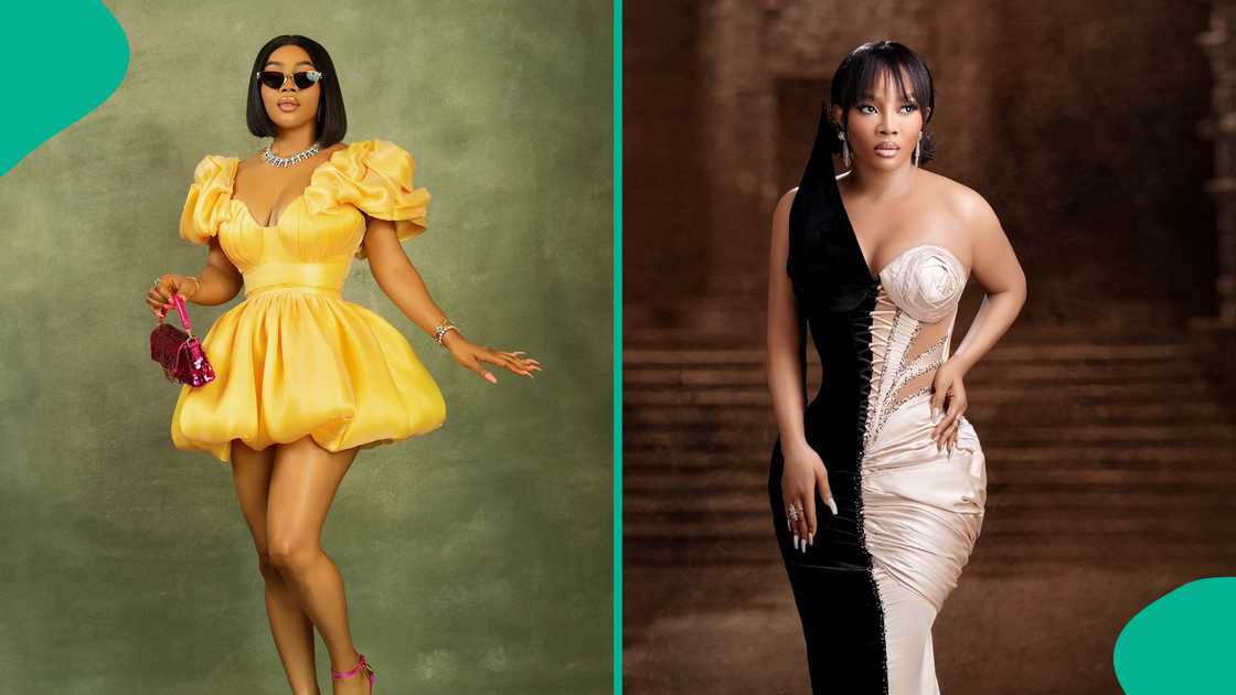 Toke Makinwa rocks stunning dresses