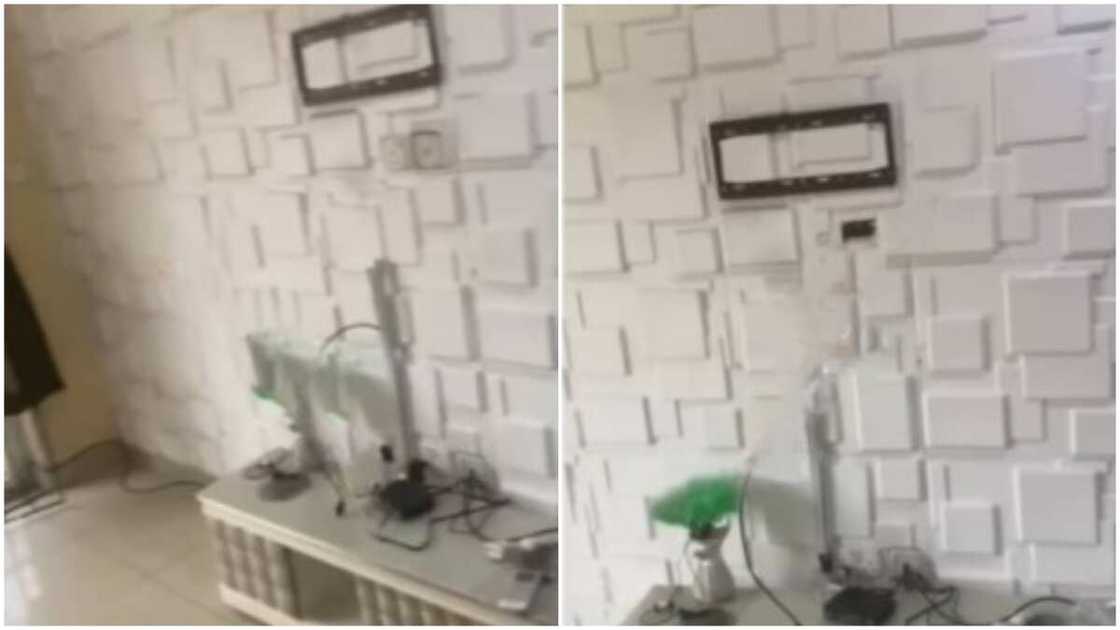 Nigerians wondered how anybody would stoop so low to steal a TV. Nigerians wondered how anybody would stoop so low to steal a TV.