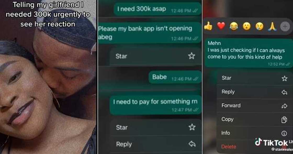 Nigerian man begs girlfriend for N300,000 Nigerian man begs girlfriend for N300,000