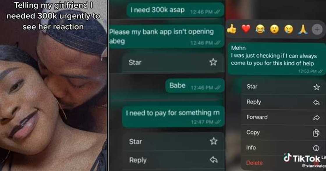 Nigerian man begs girlfriend for N300,000